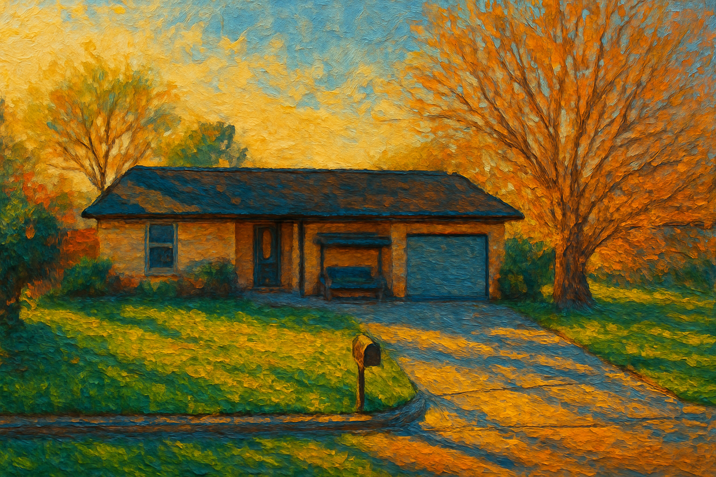 Oil painting of 1803 Pecos Dr, Brownwood, TX 76801