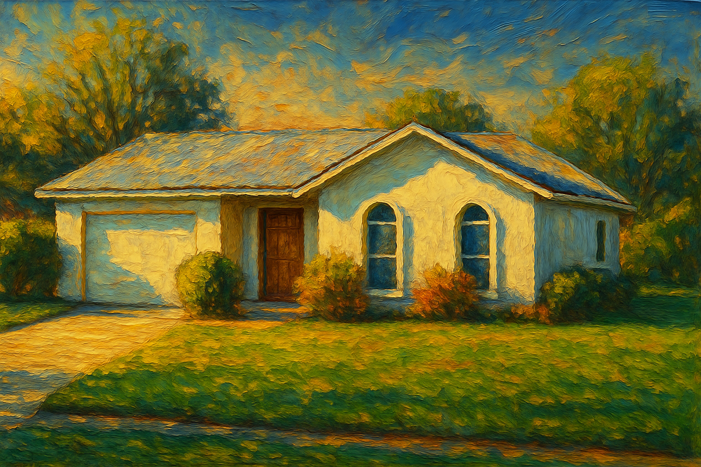 Oil painting of 1806 Sierra Dr, Brownwood, TX 76801