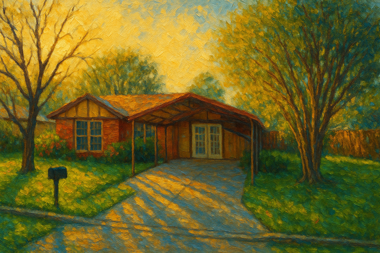 Oil painting of 1903 Sierra Dr, Brownwood, TX 76801