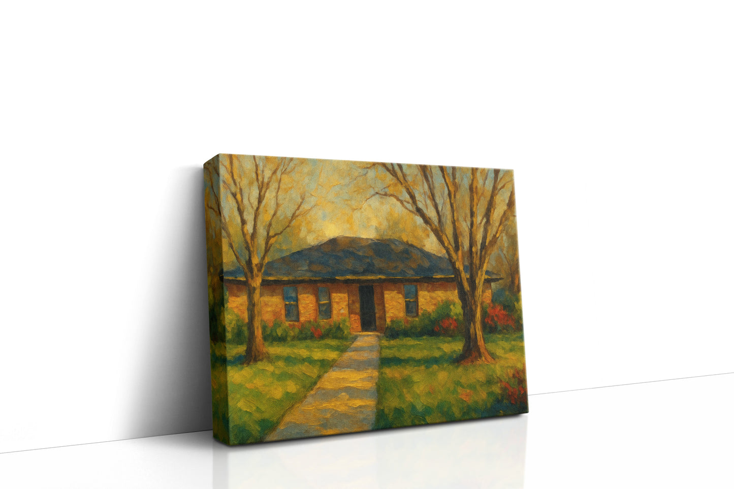 Mockup of 2002 Calvert Rd, Brownwood, TX 76801 oil painting on canvas