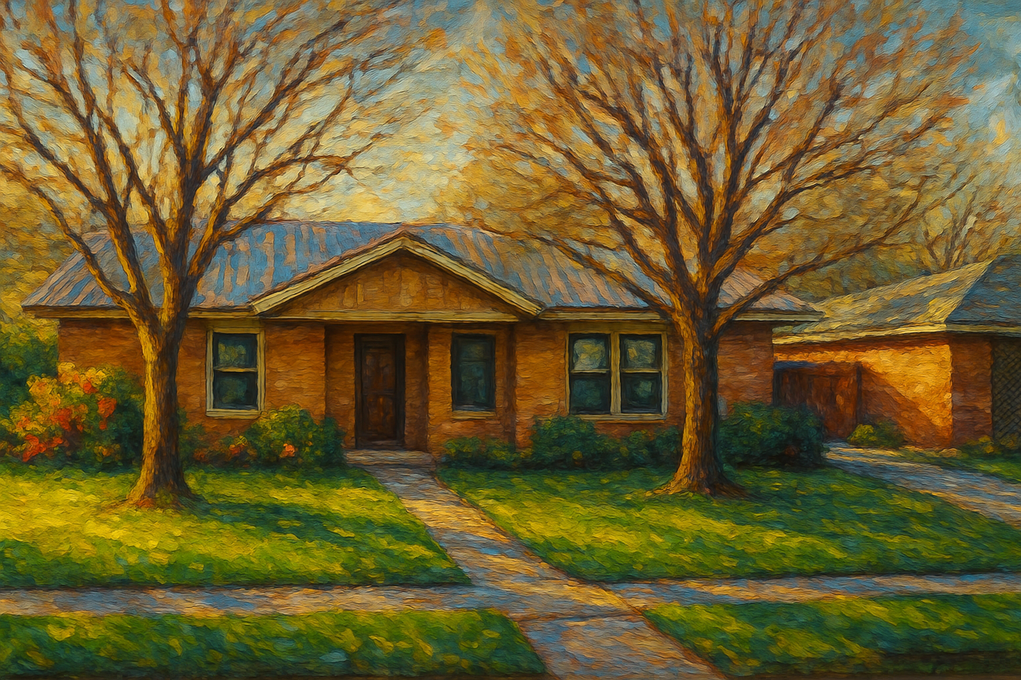 Oil painting of 2005 Sierra Dr, Brownwood, TX 76801