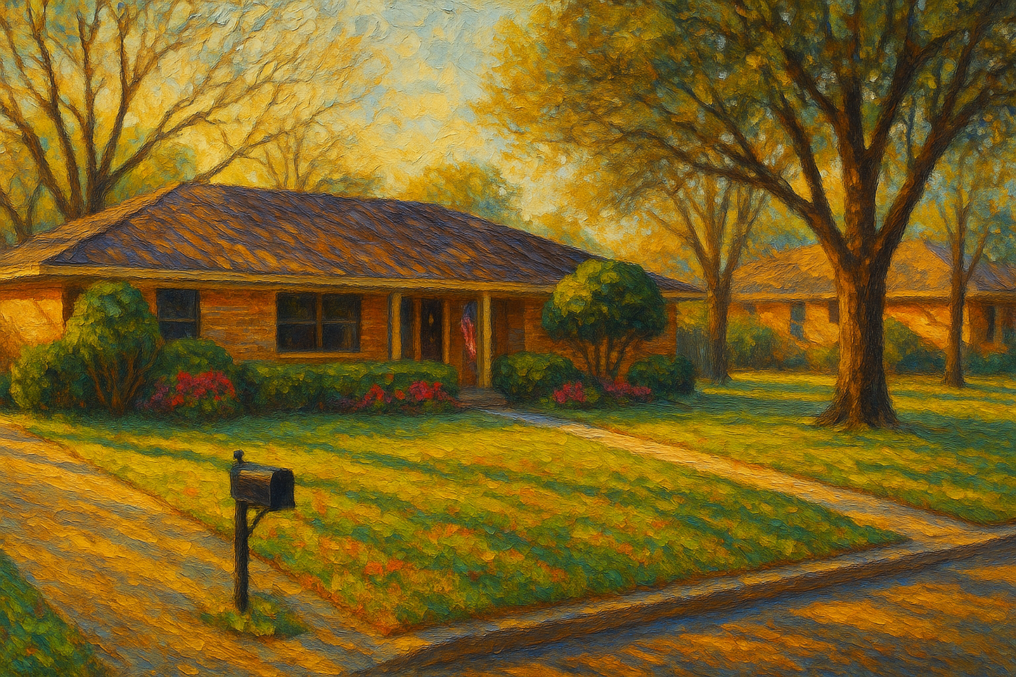 Oil painting of 2812 Good Shepherd Dr, Brownwood, TX 76801