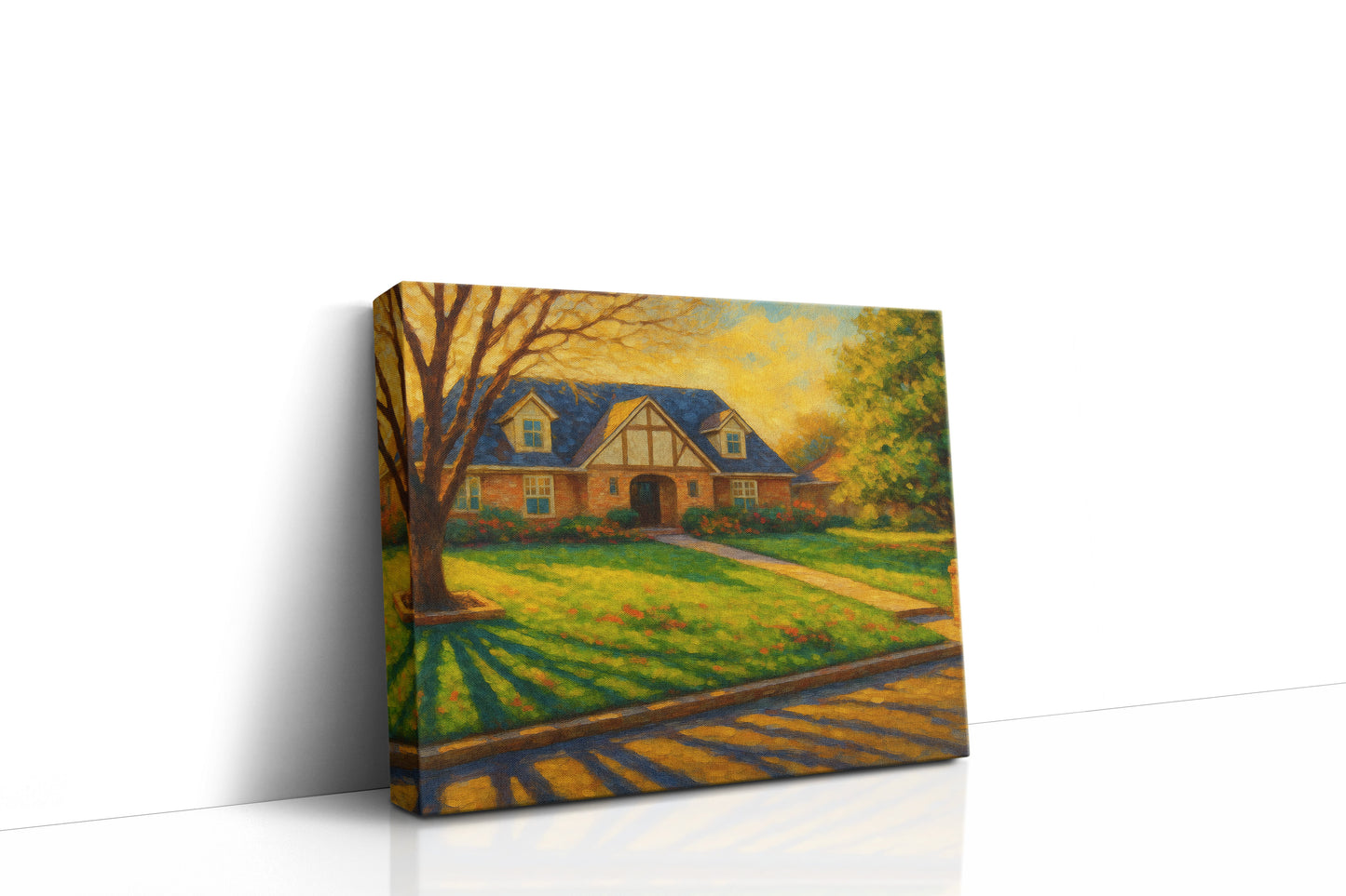 Mockup of 2902 Good Shepherd Dr, Brownwood, TX 76801 oil painting on canvas