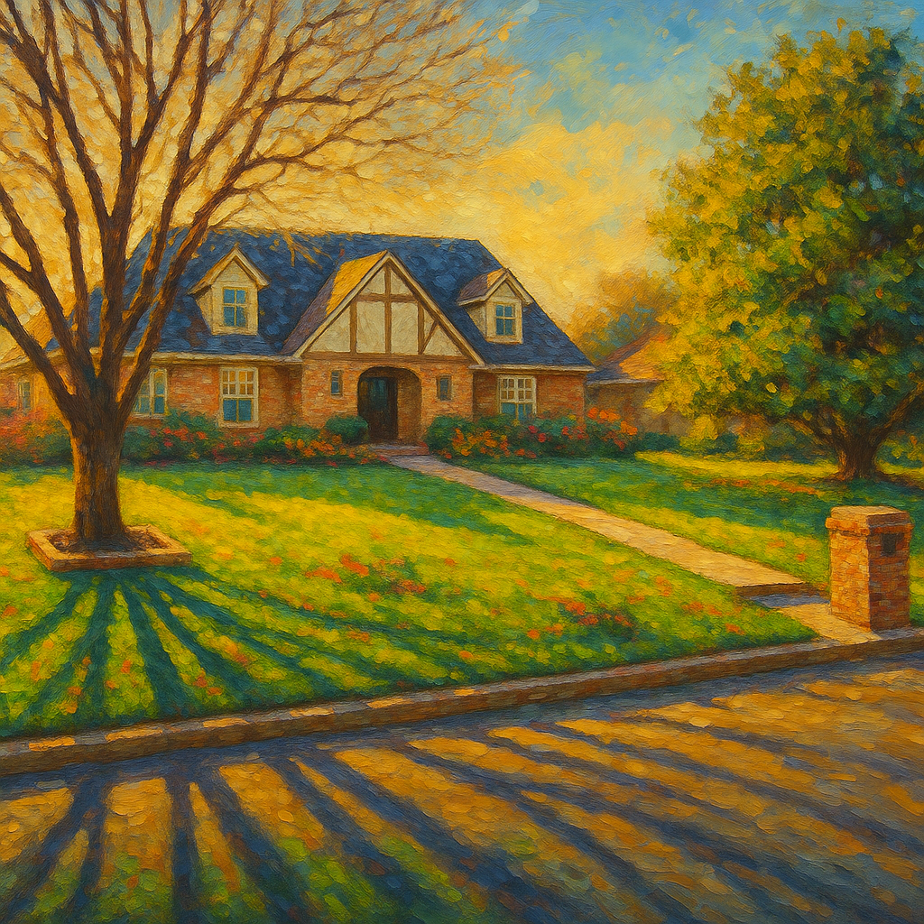 Oil painting of 2902 Good Shepherd Dr, Brownwood, TX 76801