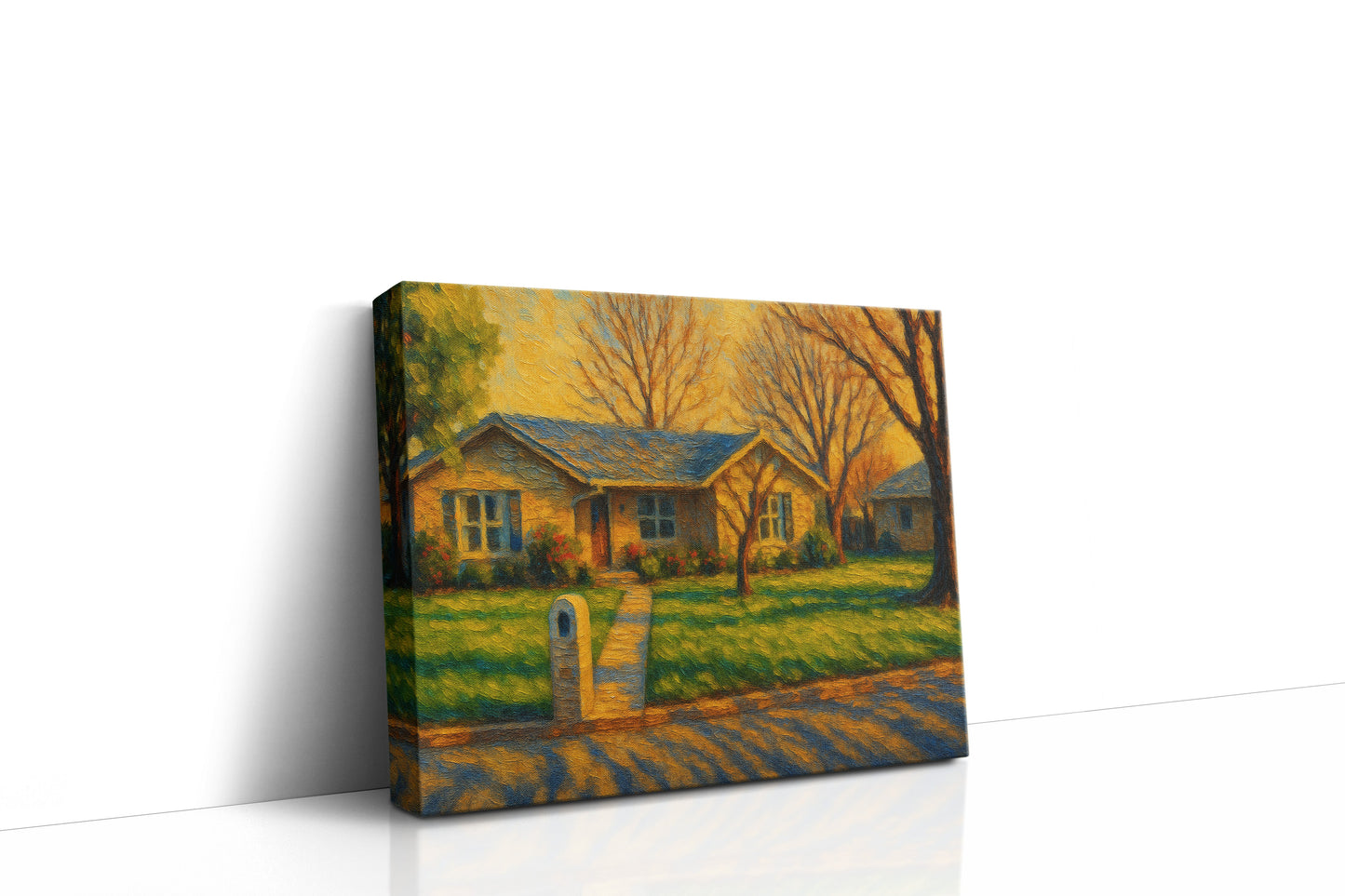 Mockup of 2903 Good Shepherd Dr, Brownwood, TX 76801 oil painting on canvas