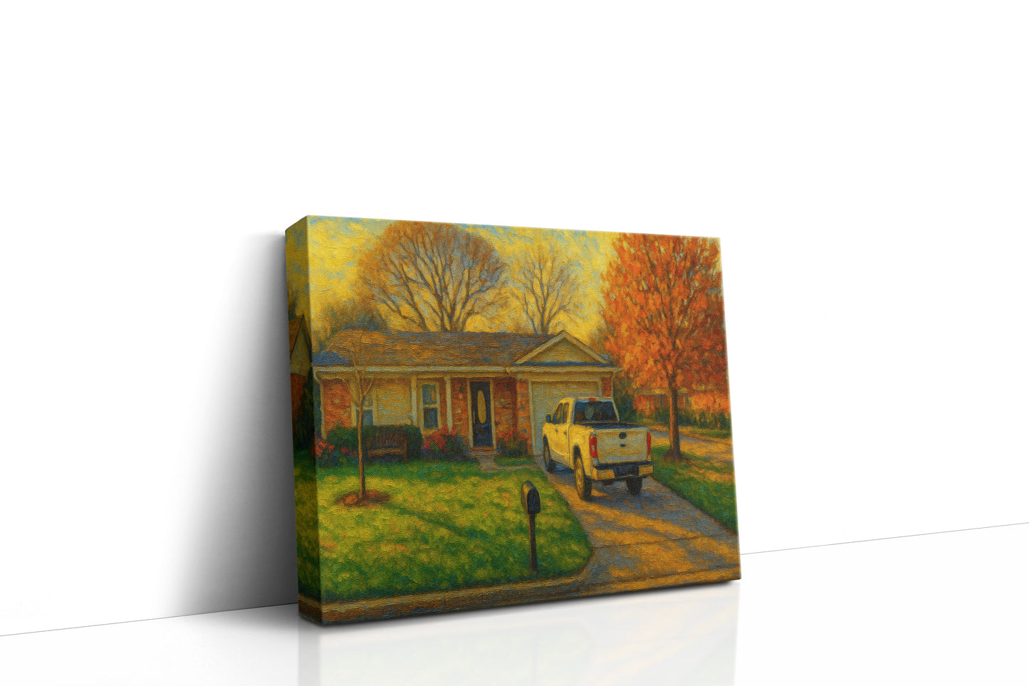 Mockup of 3502 Arrowhead Dr, Brownwood, TX 76801 oil painting on canvas