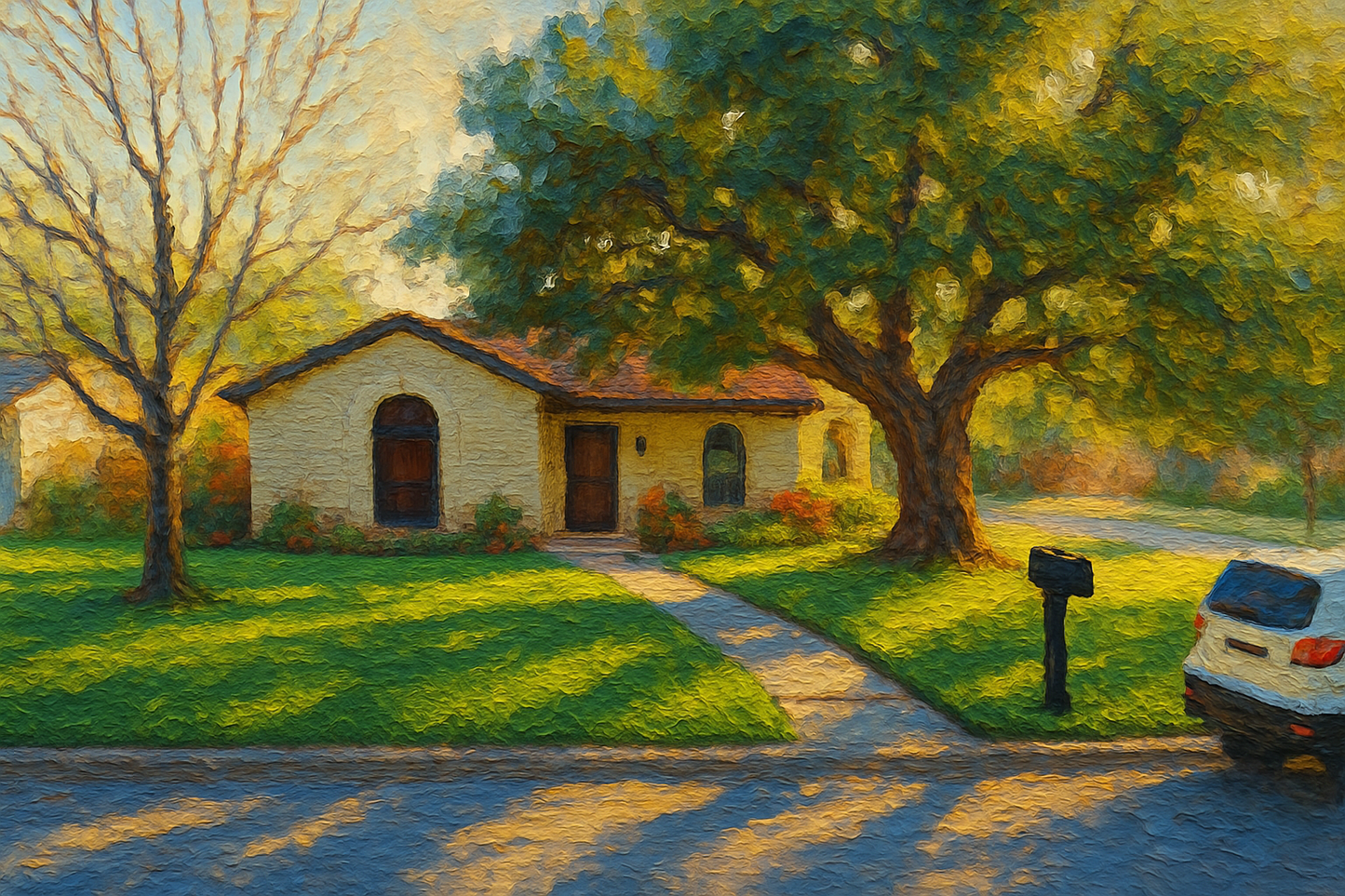 Oil painting of 3602 Arrowhead Dr, Brownwood, TX 76801