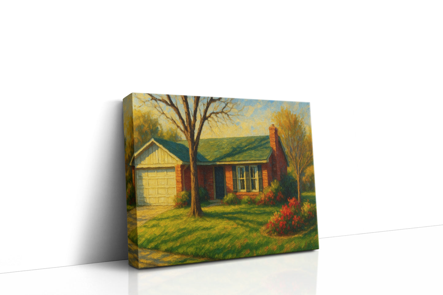 Mockup of 3603 Arrowhead Dr, Brownwood, TX 76801 oil painting on canvas