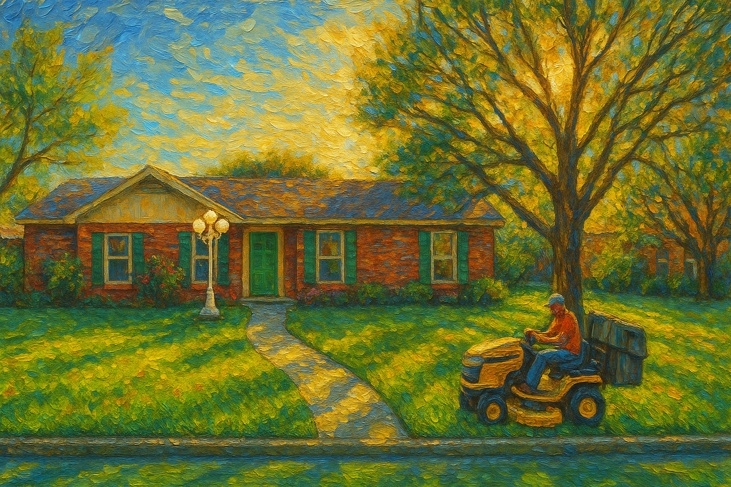Oil painting of 3614 Arrowhead Dr, Brownwood, TX 76801