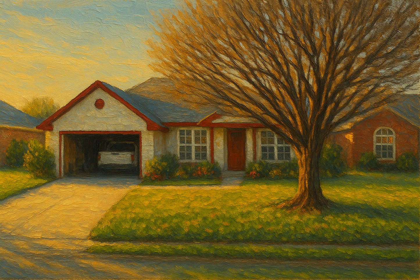 Oil painting of 4609 Kay Dr, Brownwood, TX 76801