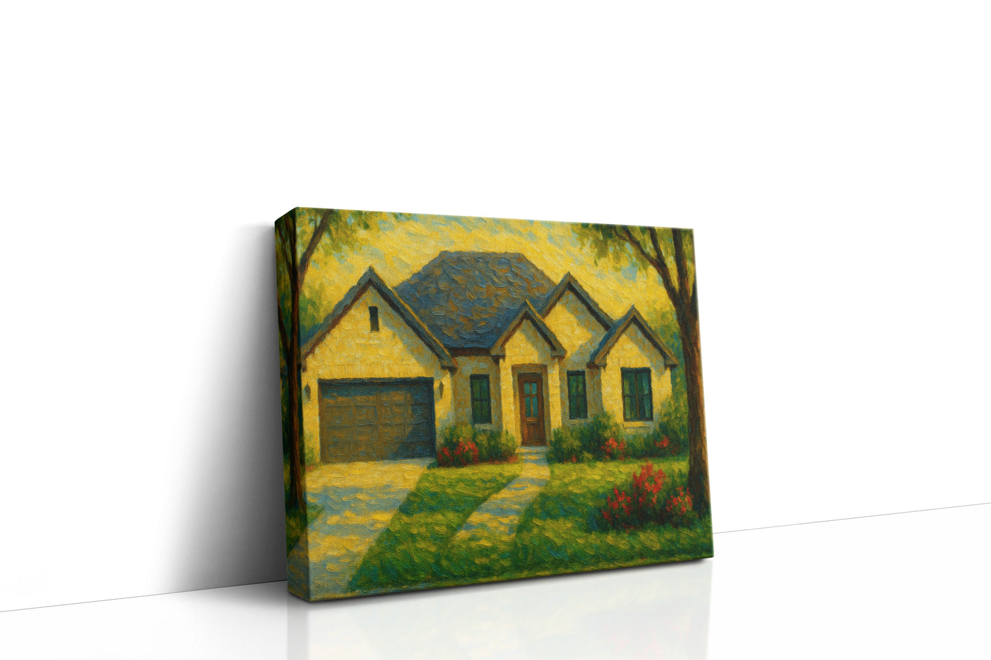 Mockup of 4616 4th St, Brownwood, TX 76801 oil painting on canvas