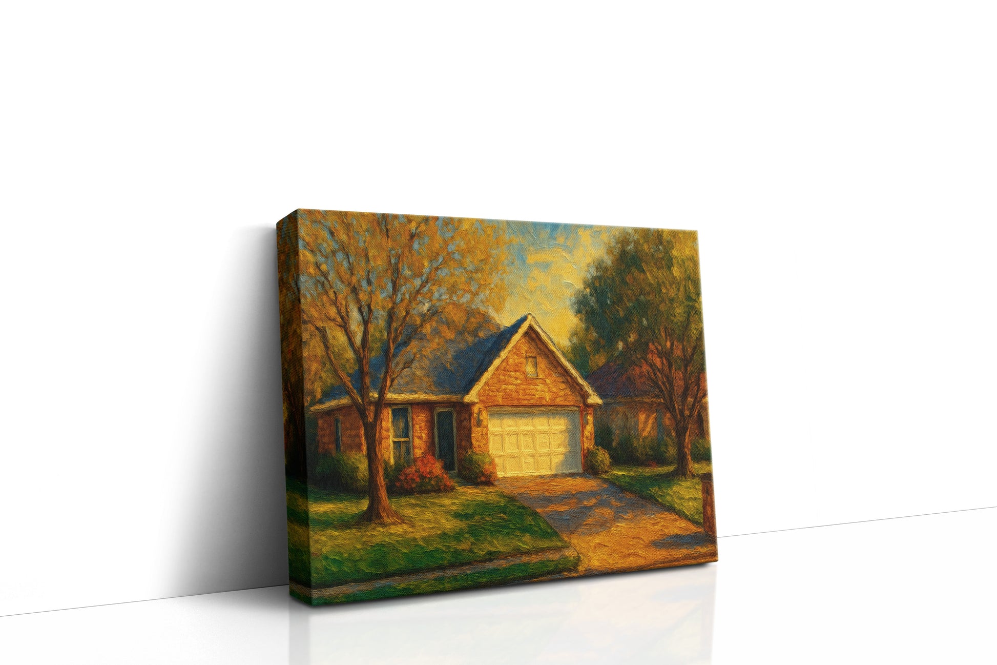 Mockup of 1613 Southgate Dr, Brownwood, TX 76801 oil painting on canvas