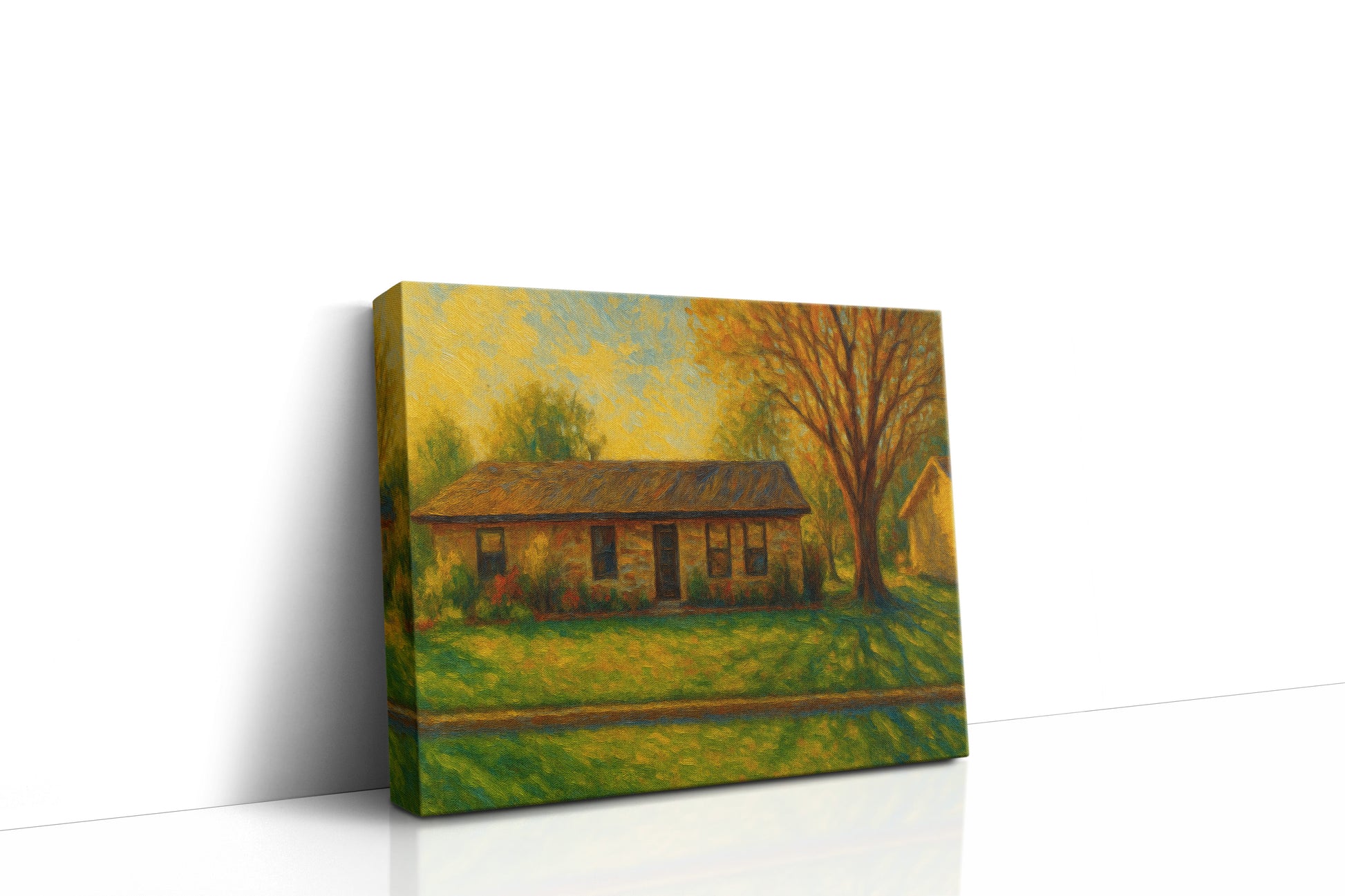 Mockup of 1716 Tulane Dr, Brownwood, TX 76801 oil painting on canvas