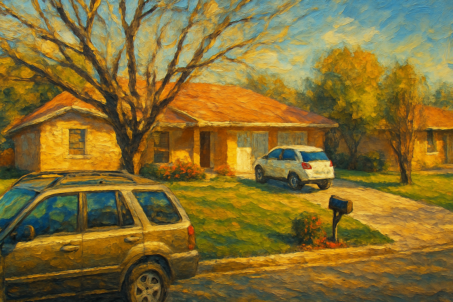 Oil painting of 1719 Brooks Ave, Brownwood, TX 76801