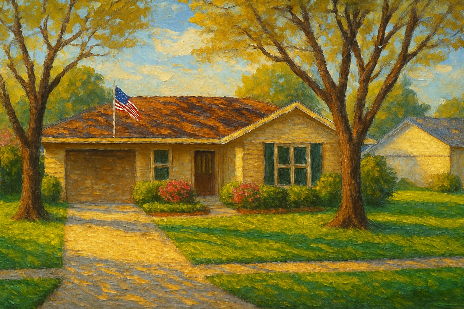 Oil painting of 1804 Sierra Dr, Brownwood, TX 76801