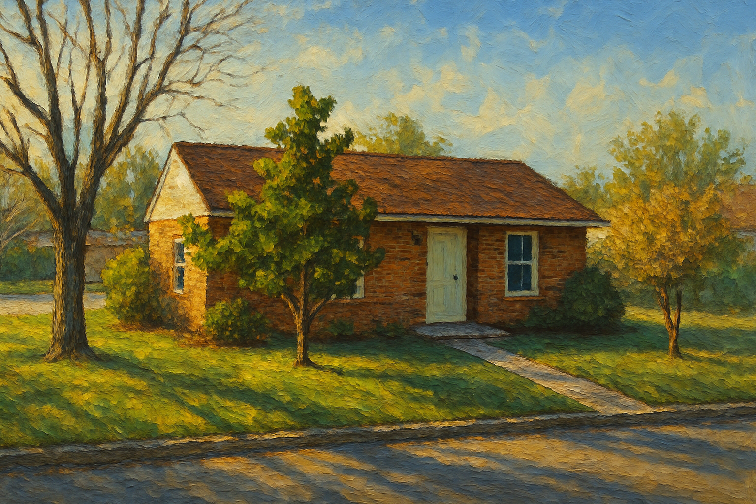 Oil painting of 1807 Sierra Dr, Brownwood, TX 76801