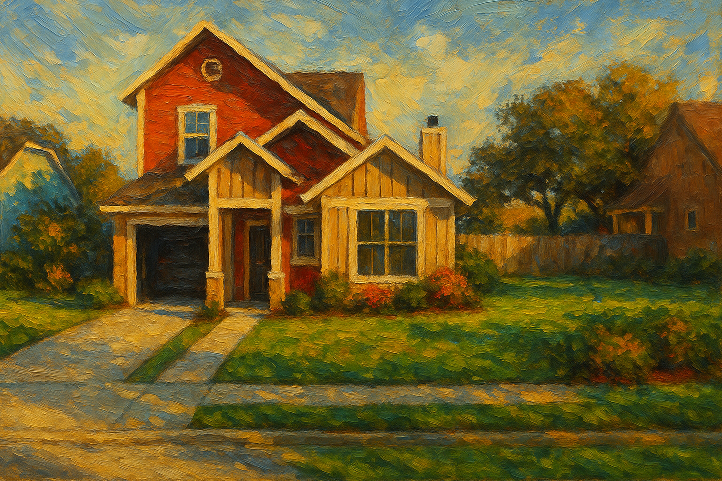 Oil painting of 1902 Duckhorn Dr, Brownwood, TX 76801
