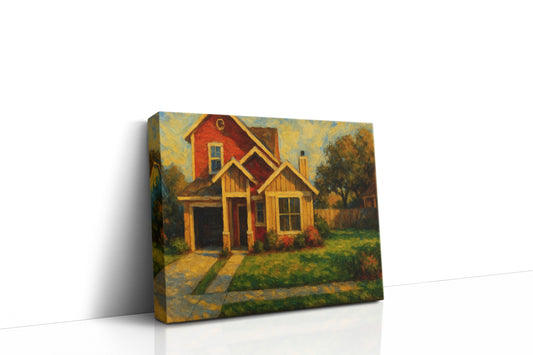 Mockup of 1902 Duckhorn Dr, Brownwood, TX 76801 oil painting on canvas