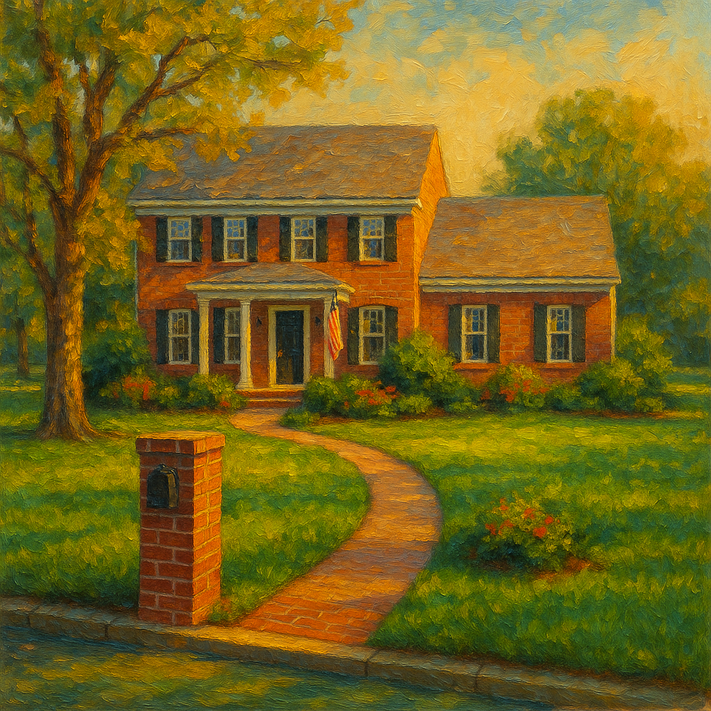 Oil painting of 2905 Good Shepherd Dr, Brownwood, TX 76801