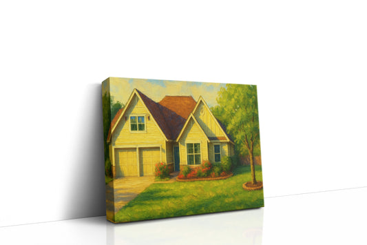 Mockup of 3803 Duckhorn Dr, Brownwood, TX 76801 oil painting on canvas