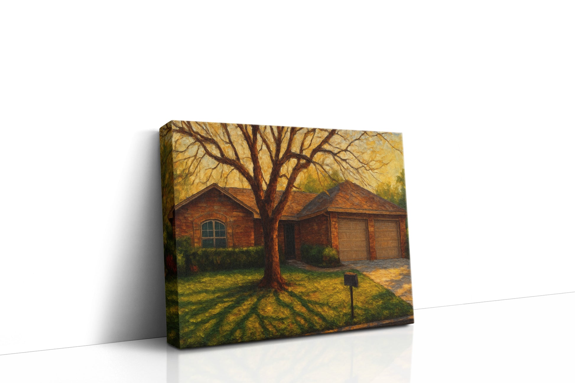 Mockup of 4405 Rosewood Dr, Brownwood, TX 76801 oil painting on canvas