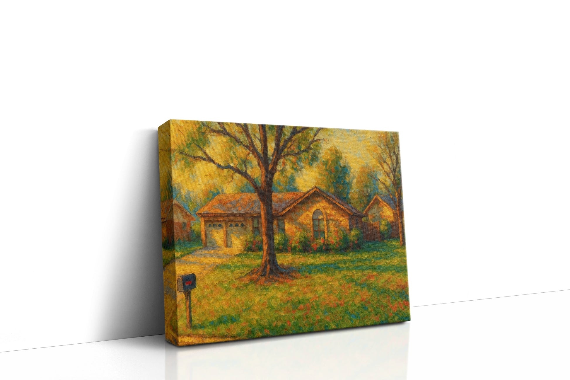 Mockup of 4410 Rosewood Dr, Brownwood, TX 76801 oil painting on canvas