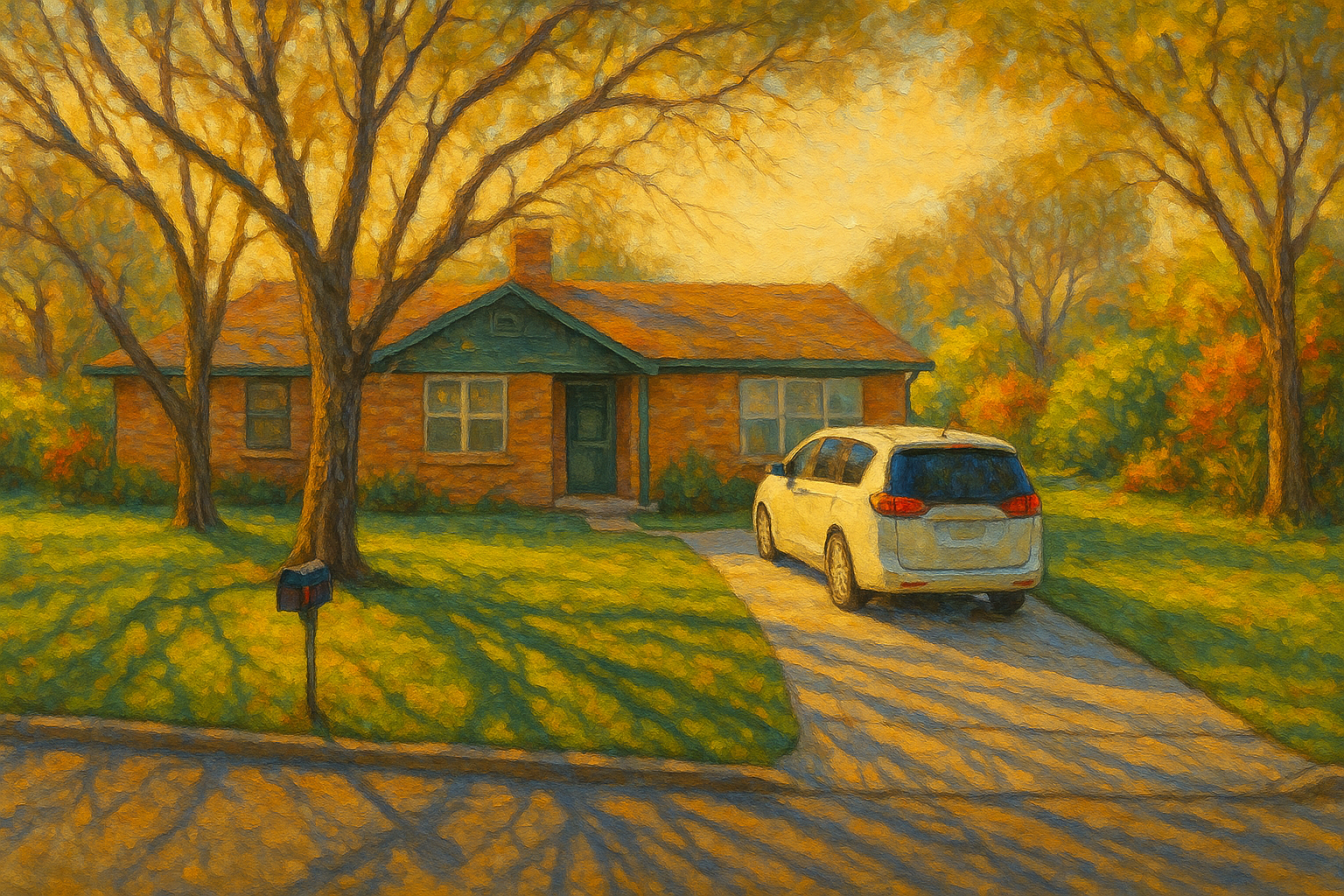 Oil painting of 4413 Delwood Dr, Brownwood, TX 76801