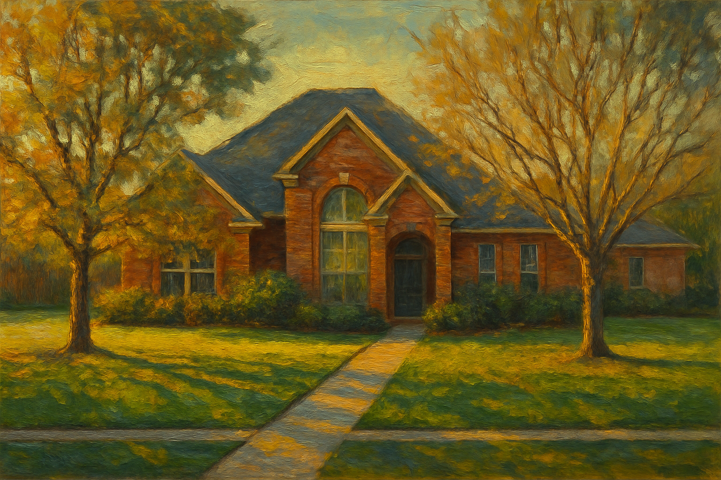 Oil painting of 4601 Kay Dr, Brownwood, TX 76801