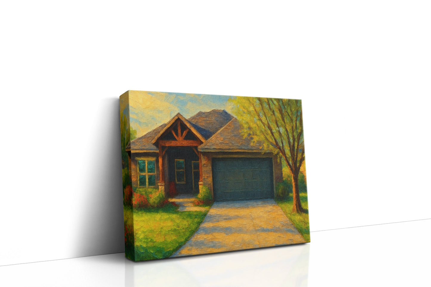 Mockup of 4613 Kay Dr, Brownwood, TX 76801 oil painting on canvas